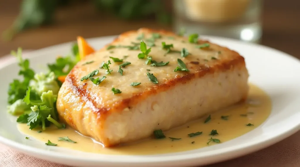 Preparing chicken fillet in a creamy Frischkäse-Parmesan sauce, using proper techniques to keep the chicken tender and juicy.