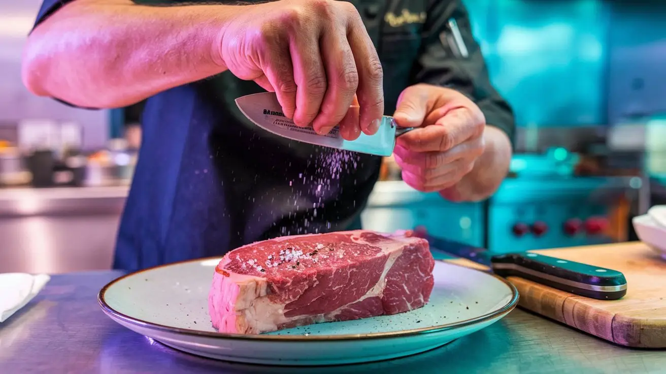 So bereiten Sie ein Steak aus der Rinderhüfte zu.