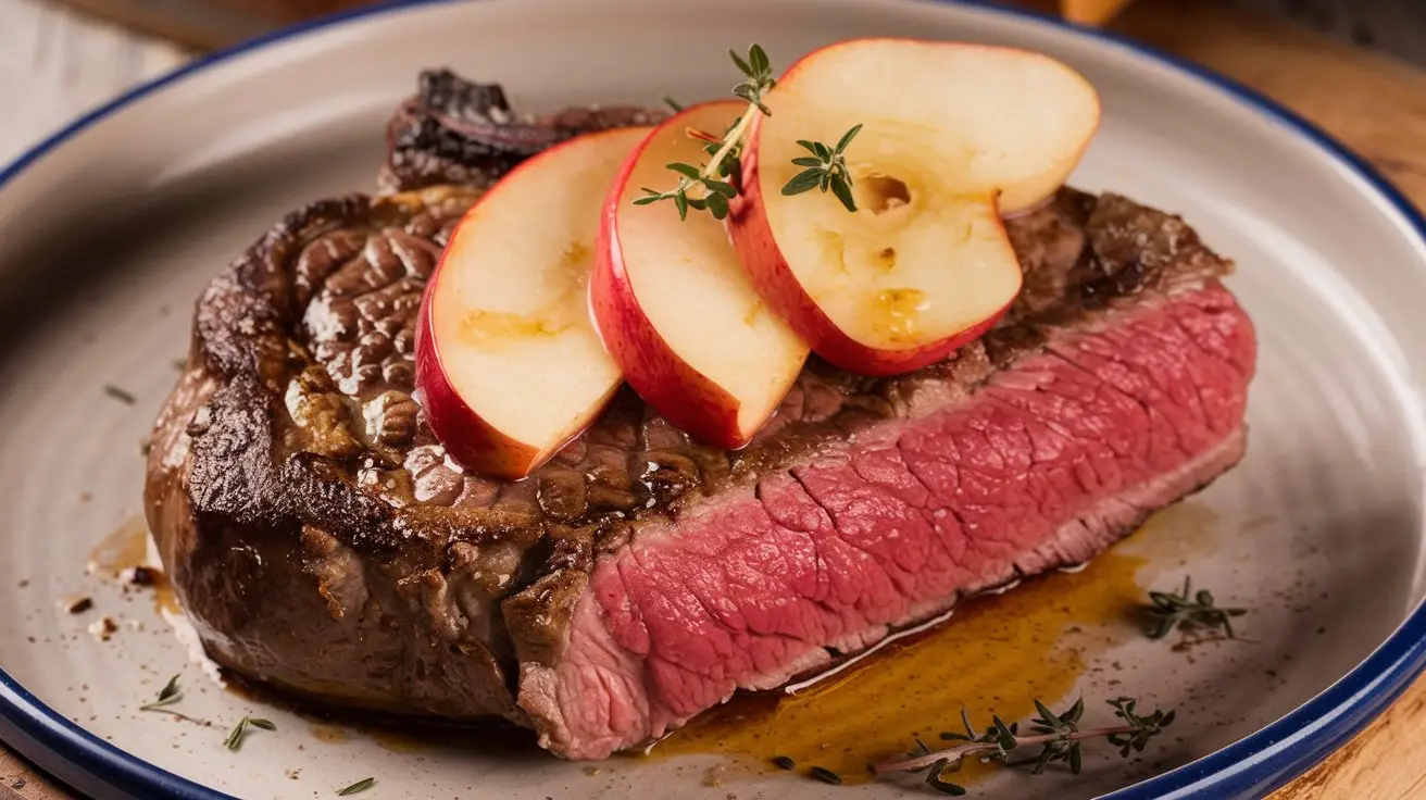 Steak-n-Apple-aus-der-Pfanne