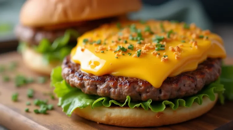 Cheeseburger-Auflauf: Schnelles Abendessen – Ein köstlicher Cheeseburger-Auflauf, perfekt für ein einfaches Abendessen.