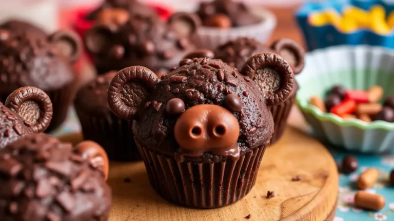 Maulwurf-Muffins – Die Mini-Version des beliebten Maulwurfkuchens