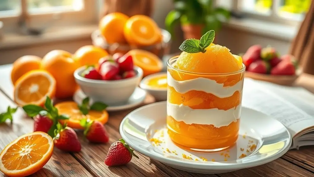 Solero Dessert 🍊✨