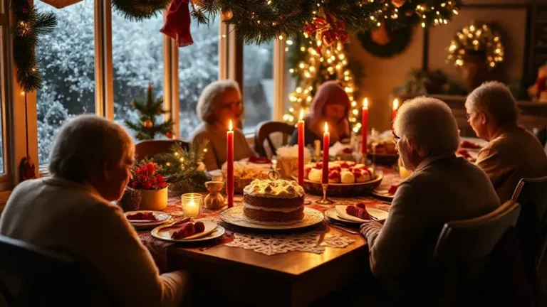 traditioneller Weihnachtsdesserts.